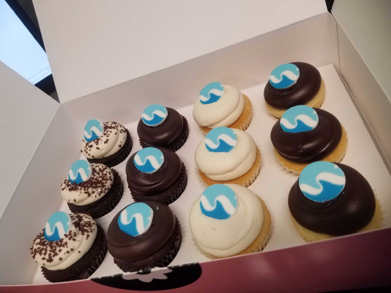 Custom Napkins at our Booth