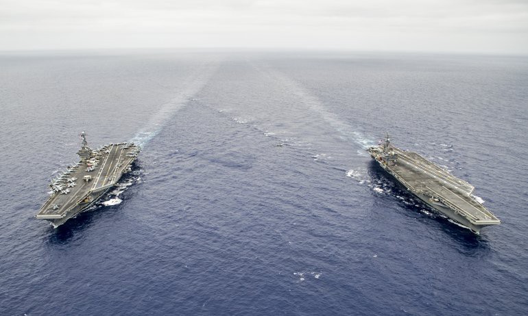 USS George Washington to begin hull swap with USS Ronald Reagan