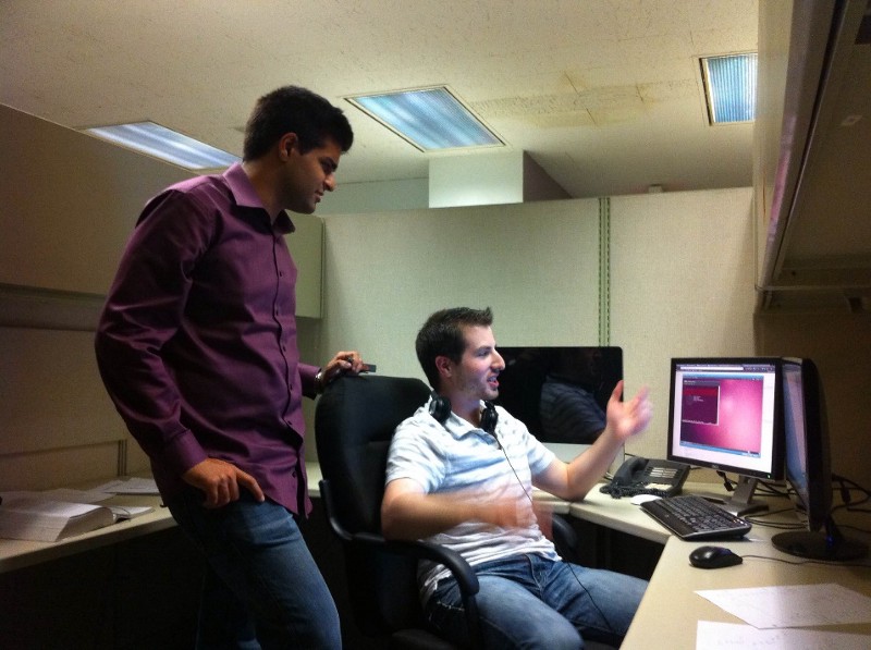 A much younger Zack and Kunal