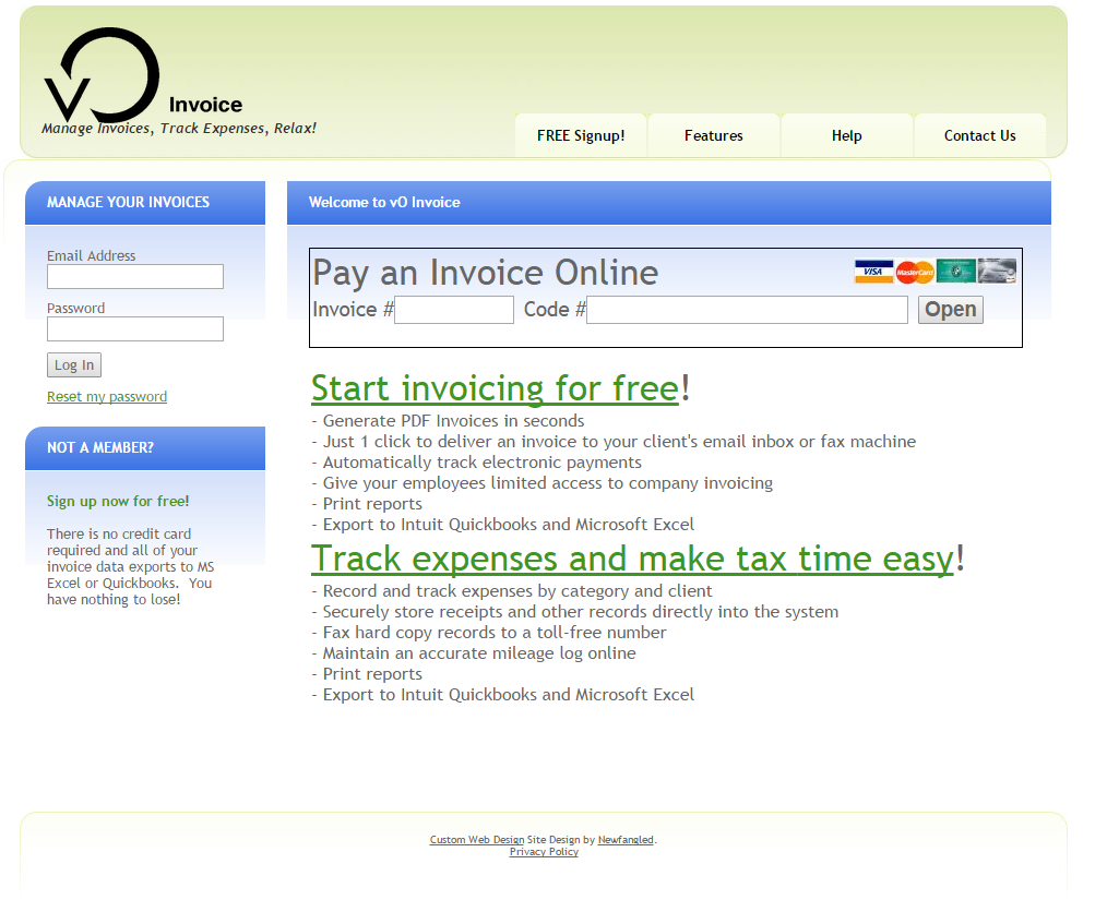 vOInvoice screenshot